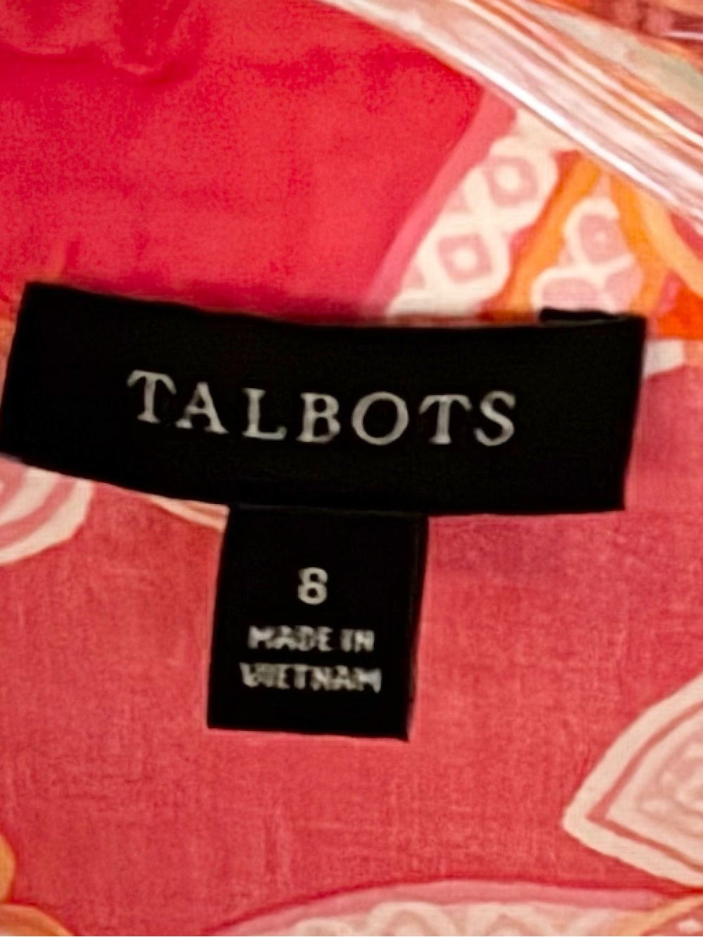 Talbots Vibrant Floral Shirt Dress - Picture 6 of 7